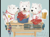 "Paws for Claws" Westie Lobster Feast