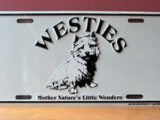 Westie License Plate