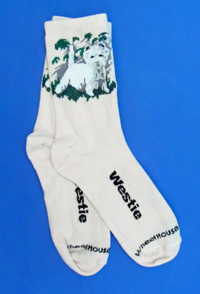 Westie Socks Size 10-13
