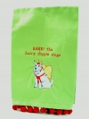 Scottie Christmas Lime Green Guest Towel