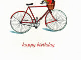 Scottie Bicycle Birthday Card