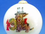Rakish Scottie with a Top Hat Ornament