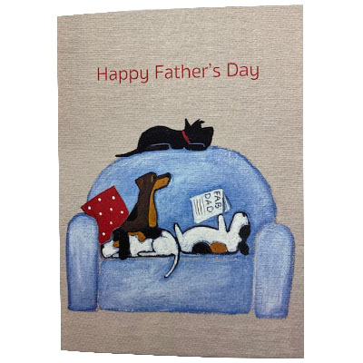 Scottie Father's Day Card